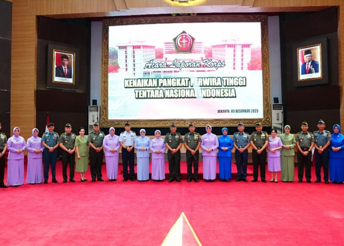 37 Perwira TNI Naik Pangkat, Tiga Jenderal Sandang Bintang 3