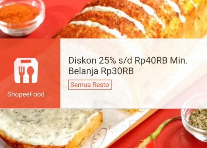 Berlaku di Semua Restoran Murah, Klaim Voucher Diskon ShopeeFood untuk Dapat Potongan Harga Rp40 Ribu