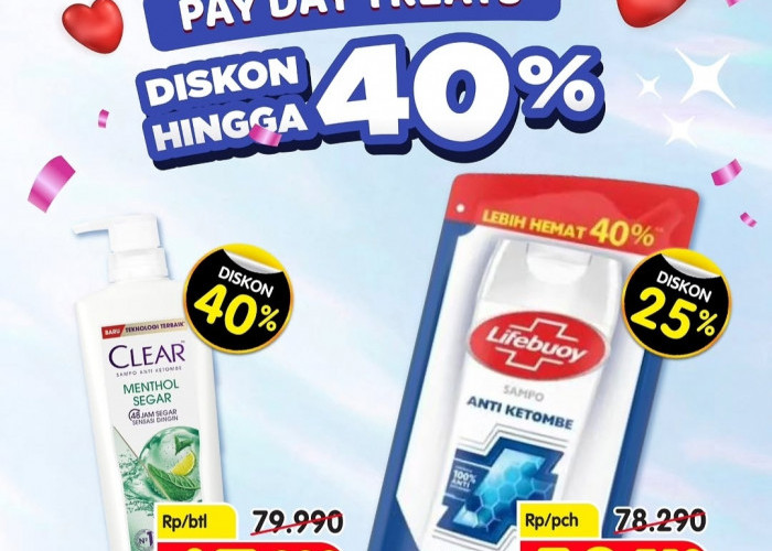 Promo Payday Treats Superindo 28–30 Agustus 2026, Diskon Sampo Hingga 40 Persen