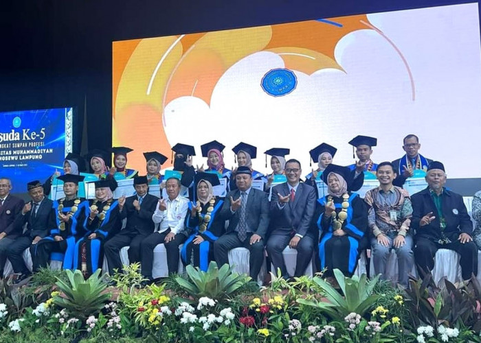 11 Wisudawan Umpri Lampung Jadi Lulusan Terbaik dan Dapat Beasiswa 