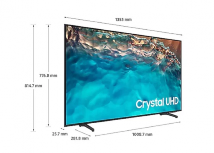 Spesifikasi Smart TV Samsung 60 Inch LED 4K UHD, Miliki Gambar Realistis dan Suara Jernih