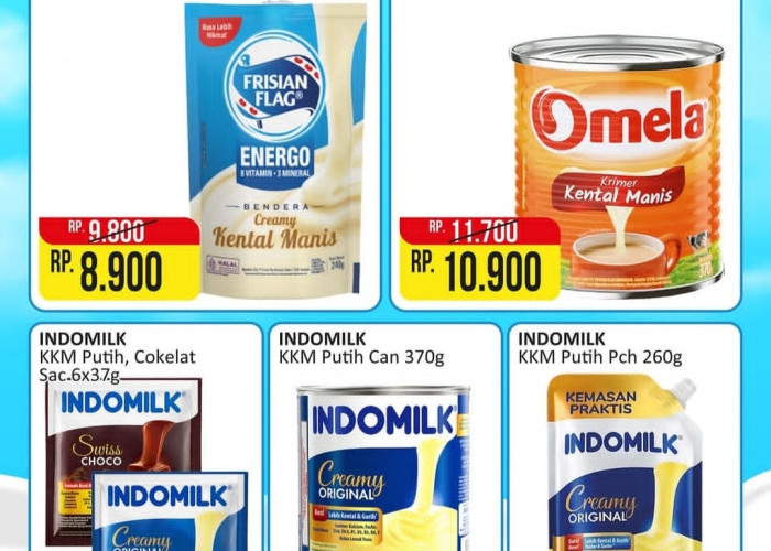 Terakhir Hari Ini, Belanja Susu Kental Manis Lebih Hemat di Promo KKM Fair Alfamart