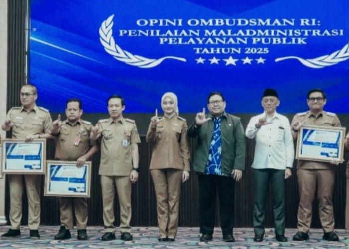 Pringsewu Dapat Penghargaan Dari Ombudsman RI, Raih Opini Kualitas Tinggi Dengan Nilai 84,09