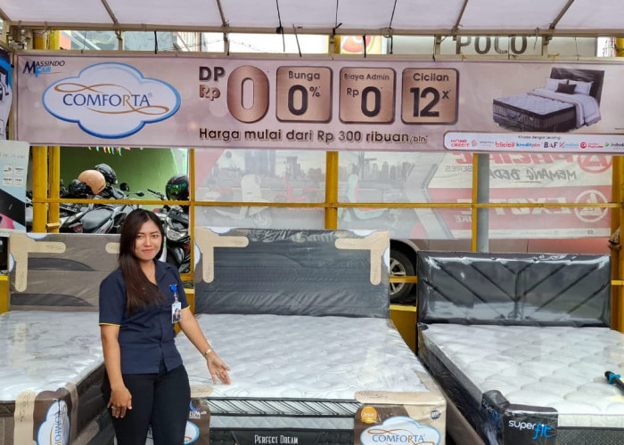 Tanpa DP dan Free Ongkir, Bawa Pulang Kasur Best Seller di Massindo Fair dengan Cicilan Mulai Rp300 Ribuan