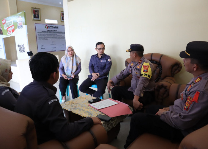 Sambangi KPU dan Bawaslu, Ini yang Dilakukan Polres Lampung Barat