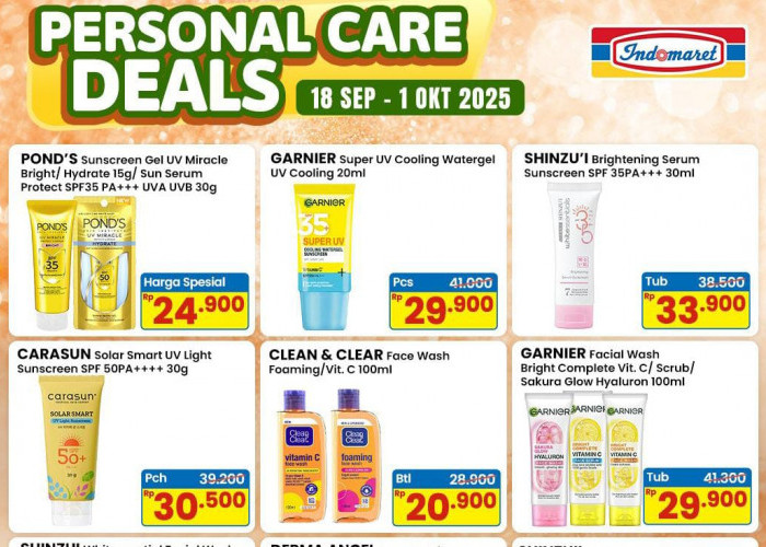 Promo Indomaret Spesial Harga Hemat! Diskon Potongan Paling Murah Sore Ini 