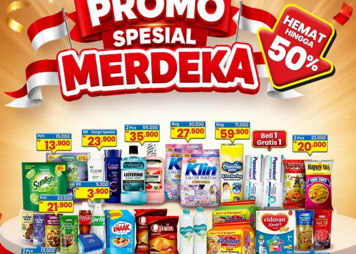 Promo Spesial Merdeka Indomaret 6–19 Agustus 2026, Hemat Hingga 50 Persen