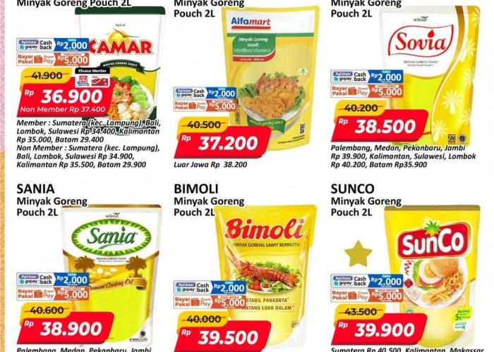 Deretan Promo JSM Alfamart 9 - 11 Januari 2026: Minyak Goreng Murah Pouch 2 Liter Mulai Harga Rp36.900