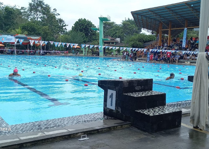 Bangga, Unila Jadi Tuan Rumah Age Group Swimming Competition Series 1 2023