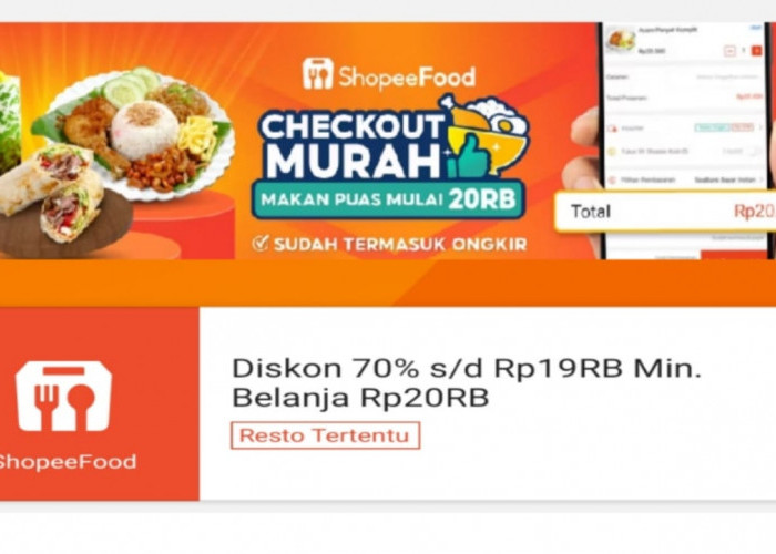 Makan Siang Lebih Kenyang Dengan Diskon Hingga 70 Persen di ShopeeFood, Klaim Sekarang!