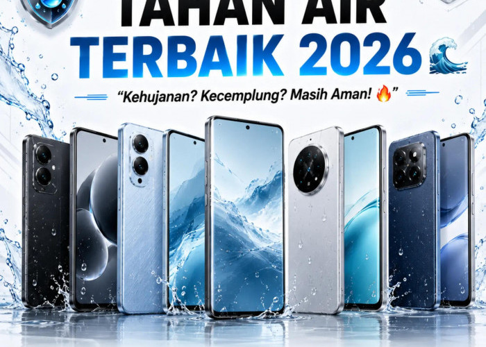 Daftar Smartphone Tahan Air Terbaik 2026: Dari Kelas Entry Level Hingga Flagship Siap Hujan dan Kecemplung
