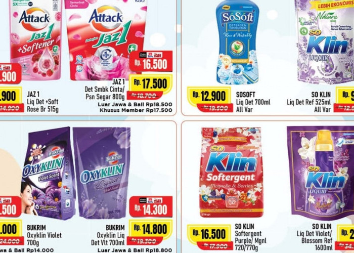 Ambil Kesempatan Belanja Deterjen Murah di Alfamart, Cek Katalog Promo Home Care Spesial 13 Mei 2025