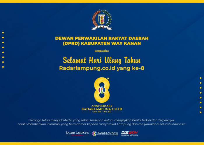 DPRD Kabupaten Way Kanan: Selamat Milad ke-8 Radar Lampung Online