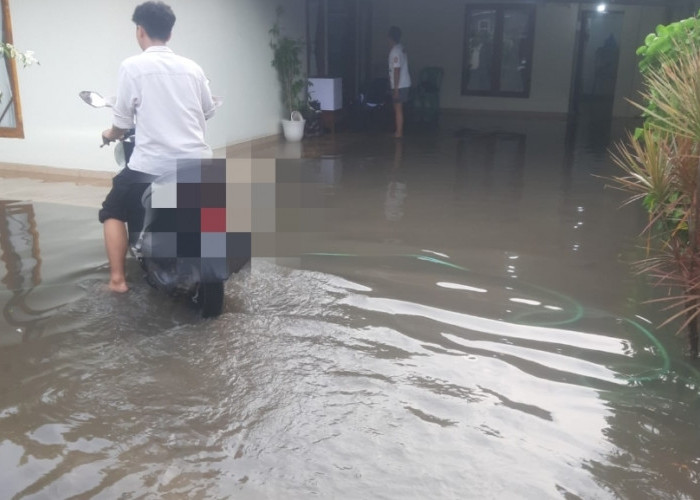 Ruas Jalan Hingga Sekolah di Wilayah Sukarame Bandar Lampung Sempat Terdampak Banjir, Diduga Karena Hal Ini