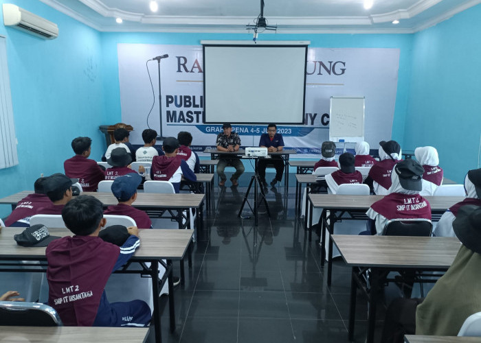Jalani LMT II, Siswa SMP IT Insantama Belajar ke Radar Lampung