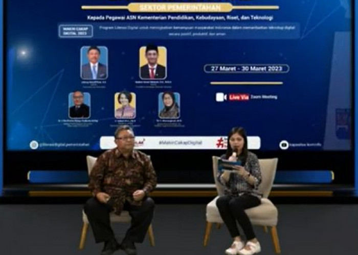 ASN BPMP Provinsi Lampung Ikuti Webinar Literasi Digital