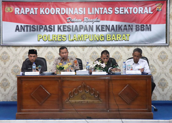 Antisipasi Gejolak Kenaikan BBM, Ini Langkah Forkopimda Lampung Barat 