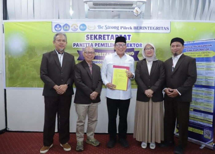 Setelah Prof Warsito, Giliran Dr Budiyono Daftar Pilrek Unila: Ramai Diarak Mahasiswa dan Dosen