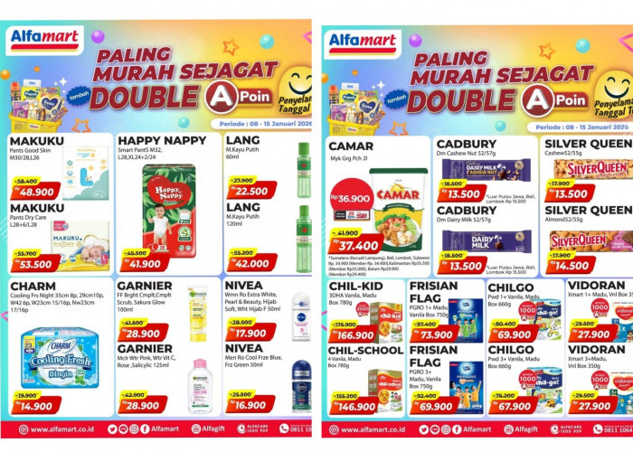 Penyelamat Tanggal Tua! PMS Alfamart 8 -15 Januari 2026: Produk Kebutuhan Si Kecil Pun Dapat Harga Spesial 