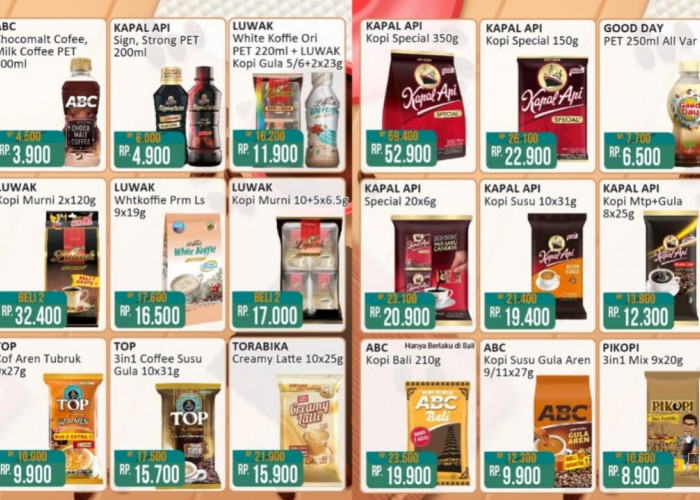 Promo Coffee Fair Alfamart Kembali Hadir, Temani Aktivitas Lembur Supaya Mata Melek Terus!