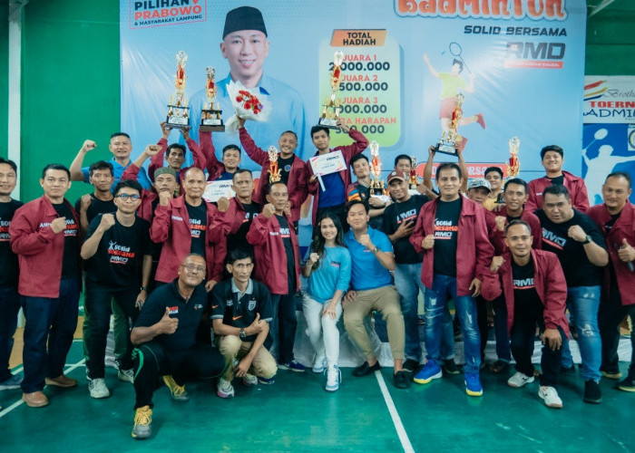 Turnamen Badminton Solid Bersama RMD 2024 Ditutup, Apresiasi untuk Kebersamaan Peserta 