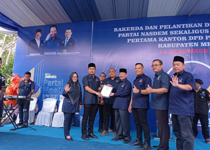 Ketua DPW NasDem Lampung Ajak Seluruh Pengurus di Mesuji Menangkan Anies Baswedan