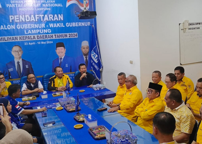Ambil Formulir di PAN, Petahana Arinal Djunaidi Pastikan Kembali Nyalon Gubernur Lampung