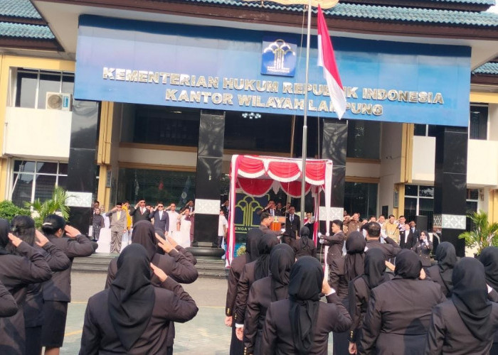 Peringati Hari Pengayoman Ke-81, Kanwil Kemenkum Lampung Terapkan Budaya Kerja 'PASTI Ada Solusi'