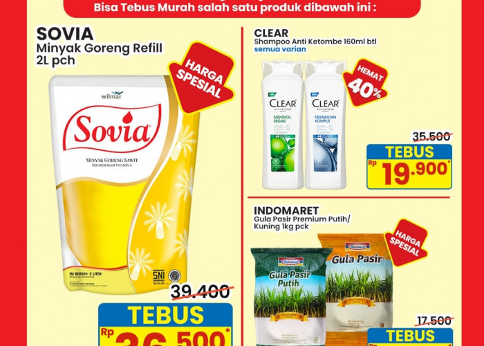 Program PWP Indomaret: Belanja Rp 75.000 Bisa Tebus Murah Minyak goreng Sovia 