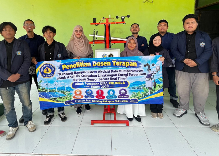 Dukung Energi Terbarukan, Tim Polinela Kembangkan Alat Akuisisi Data Lingkungan Real-Time