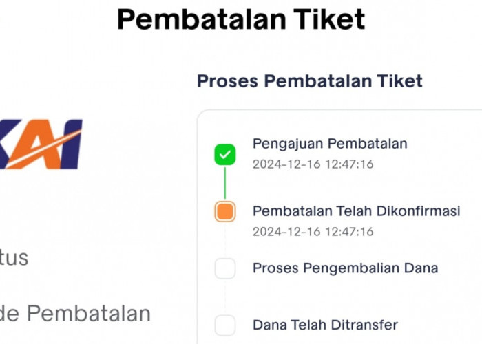 Batal Liburan Tapi Malas Ajukan Pembatalan Tiket Kereta ke Loket? Begini Cara Mudah Refund Lewat HP