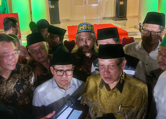 Momen Tokoh NU Sapa Hangat Balon Anggota DPD RI Lampung di Event INF: Mudah mudahan Berhasil