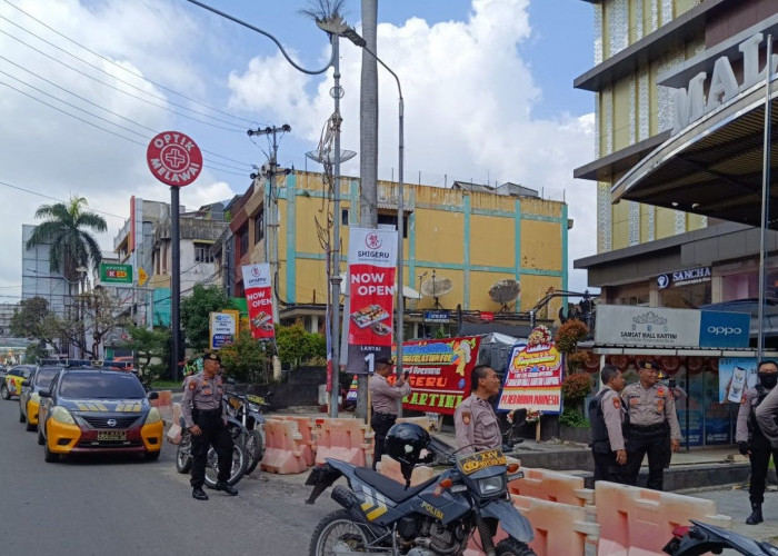 Lebaran Makin Dekat! Polresta Bandar Lampung Perketat Penjagaan di Pusat Perbelanjaan