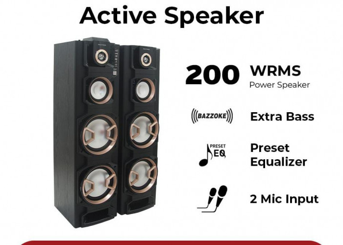 Speaker Aktif Polytron 8E13 Berkualitas Tahan Banting, Cek Fitur Lengkapnya 