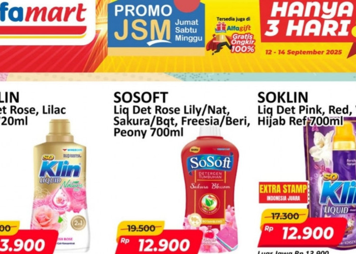 Segera Berakhir Promo JSM Alfamart Sampai 15 September 2025 Kategori Deterjen Murah, Ini Katalognya