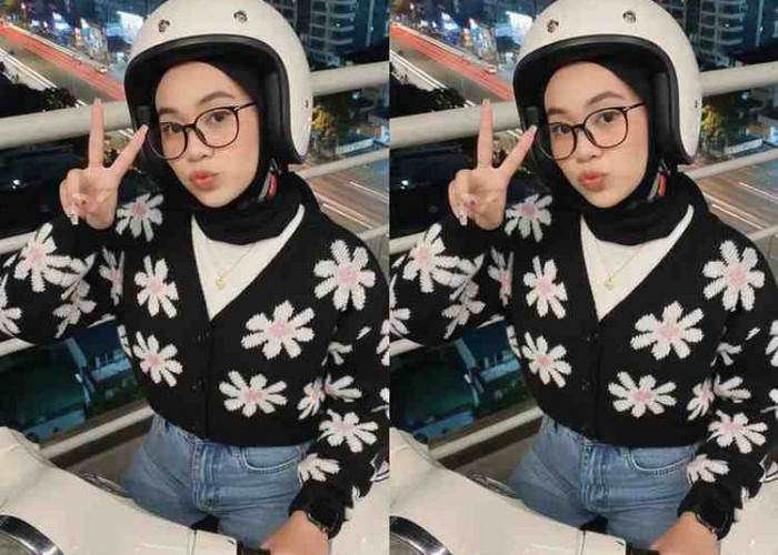 Gemini AI Hasilkan Potret Realistis Hijabers Pose di Atas Vespa Putih dengan Latar Kota Gemerlap!