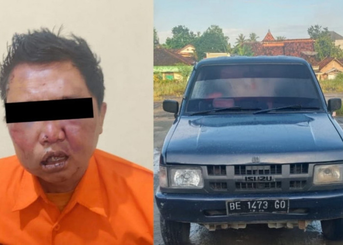 Drama Isuzu Panther di Pringsewu, Kejar-kejaran Hingga Mobil Curian Ditinggal karena Habis Bensin