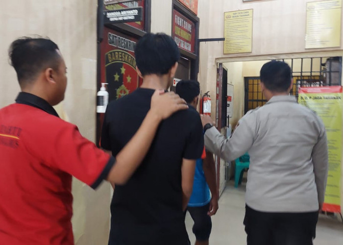 Satresnarkoba Polres Tanggamus Lampung, Bekuk Dua Pria Tersangka Narkoba di Baros Kota Agung