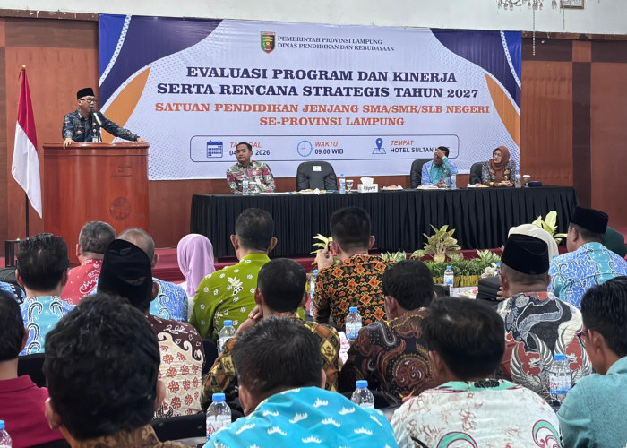 Evaluasi Pendidikan 2026, Gubernur Mirza: Masa Depan Lampung Ditentukan Kualitas SDM