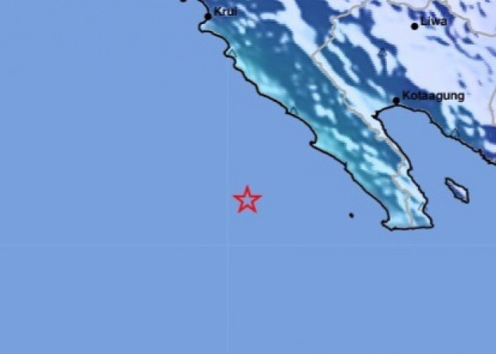 Gempa 4.8 SR Getarkan Pesisir Barat