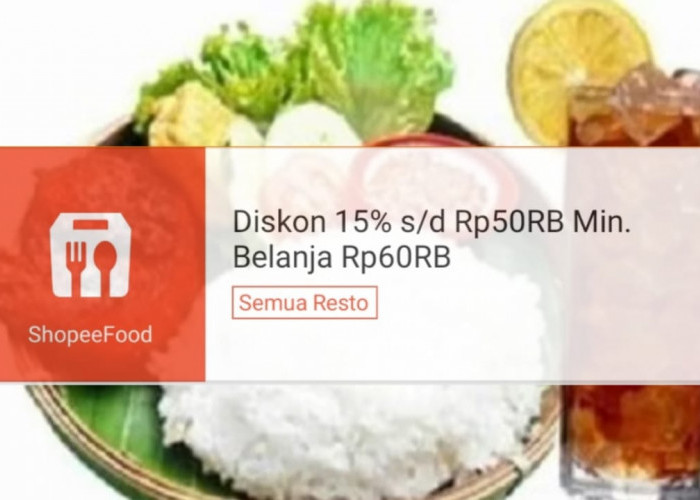 Khusus Hari Ini! Dapatkan Diskon Makan Puas di ShopeeFood Hingga Rp50 Ribu