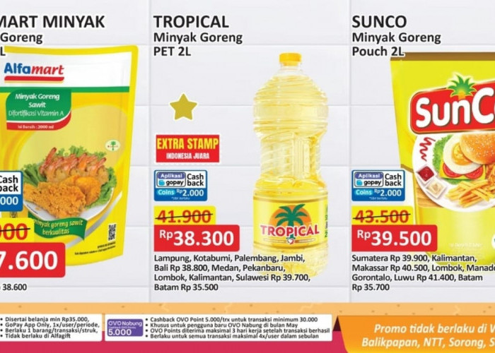 Hari Terakhir Promo Minyak Goreng Hemat di Alfamart, Borong Sekarang!