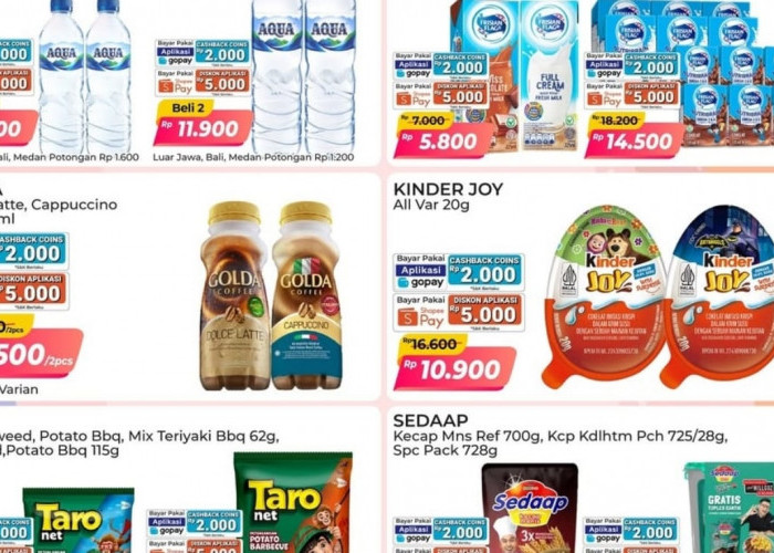 Promo Spesial Mingguan 7 Hari Berturut-turut di Alfamart, Ada Potongan Harga dan Cashback Menarik!