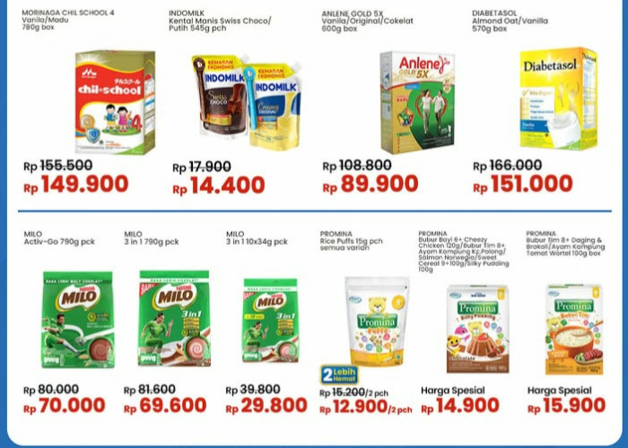 Promo Indomaret Minggu 20 Oktober 2024, Dapatkan Diskon Susu Tulang Rp 89 Ribu