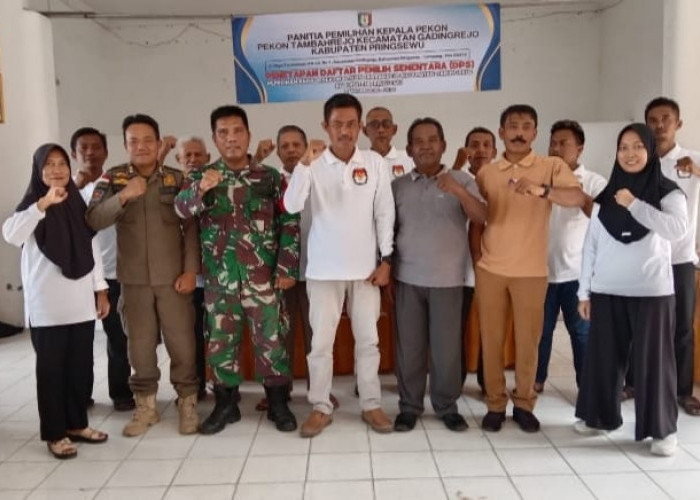 DPS Pilkakon Tambahrejo Tetapkan 3.234 Pemilih, Warga Diminta Cek Data