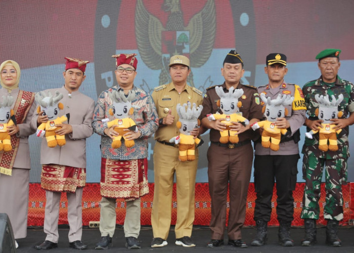 Maskot dan Jingle Pilkada Lampung Barat Diluncurkan