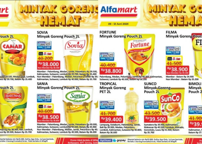 Promo Minyak Goreng Hemat Spesial Belanja Murah di Alfamart, Stok Kebutuhan Dapur Untuk Masakan Lebih Lezat