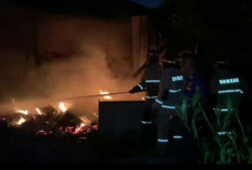 Ditinggal Pergi Penghuninya, Rumah Tukang Ojek di Rajabasa Ludes Terbakar 