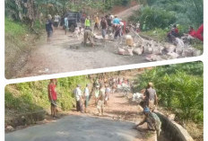 Lama Tak Tersentuh, Warga Gedung Jaya Way Kanan Swadaya Cor Jalan Demi Keselamatan