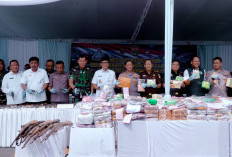Polda Lampung Musnahkan Narkoba Hingga Senpi Ilegal Dengan Total Kerugian Rp264,9 Miliar